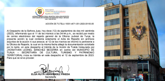 Tutela para verificar el cumplimiento de la Convocatoria Estímulos de Tunja 2023