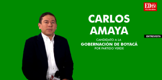 «Este es el tiempo de hacer grande a Boyacá»: Carlos Amaya, a la Gobernación