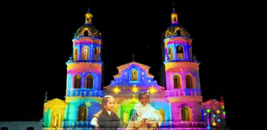 Santa Rosa de Viterbo y su deslumbrante alumbrado navideño