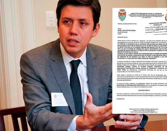 David Ortega pretendería nombrar en provisionalidad más de 20 cargos