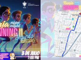 Tunja Neon Night Running Fest: por los perros y gatos en situación de calle