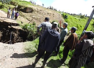 Sube a roja alerta en Samacá por fuertes lluvias
