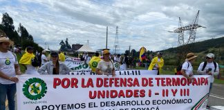 Trabajadores de Termopaipa I, II y III contemplan paro indefinido y bloqueo de la doble calzada