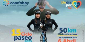 Llega el tradicional Gran ciclopaseo Comfaboy ‘Un día por tu corazón’
