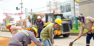 Alcaldía de Tunja reporta intervención de más de 4.000 metros de vías en sectores rurales y urbanos