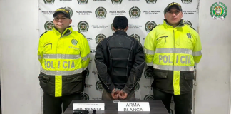 ¡Pelea con machete y pistola traumática en Tunja! Hay dos heridos