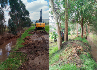 Labores urgentes de limpieza y adecuación del Alto Chicamocha adelantan autoridades de Sogamoso