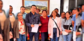 Después de décadas, barrio La Palma entrega su alcantarillado al municipio de Villa de Leyva