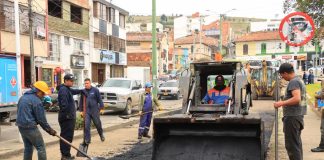 Tunja acelera el paso para rehabilitar vías clave en el centro y barrios periféricos