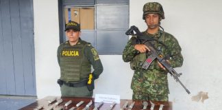 Ejército Nacional halla explosivos de fabricación improvisada en Boyacá
