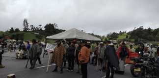Así avanzan las protestas de mineros y campesinos de Boyacá