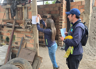 CAR suspendió construcción y acopio de materiales de obra en casco urbano de Saboyá, por posible afectación de una quebrada
