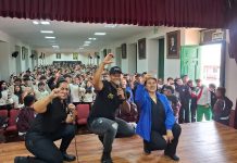 Fredy Guarín compartió con jóvenes tunjanos un mensaje de vida y salud mental