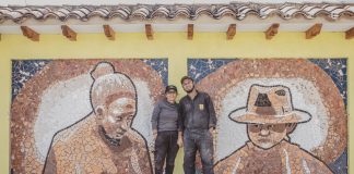 Santiago Rodríguez transforma residuos de Ráquira en arte público