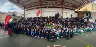 Por Tunja, 600 guardianes del planeta participan en ‘Alrededor de Iberoamérica’