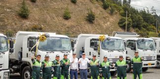 Comenzó a llegar la maquinaria por $72.500 millones para arreglar vías urbanas y provinciales de Boyacá
