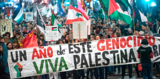 Marcha nacional en solidaridad con Palestina este 7 de octubre