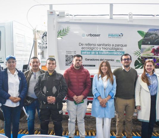 Urbaser Tunja presenta un nuevo vehículo compactador