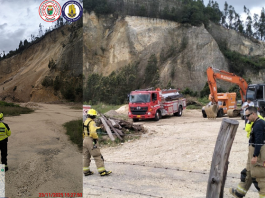 Deslizamiento en Cerro Pino asustó a Duitama; autoridades dan parte de tranquilidad