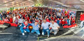 Equipo político de Héctor Chaparro mostró su fortaleza en su cierre de año