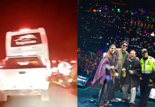 En el Puente, espectáculo de luces y color; en la BTS colapso y caos