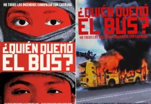 ¿Quién quemó el bus?