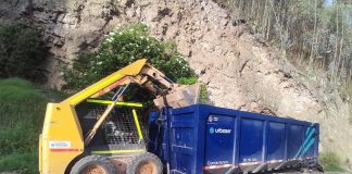 Urbaser retira 20 toneladas de escombros arrojados ilegalmente en zona rural de Duitama