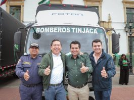Entregaron parque automotor para el fortalecimiento de cuerpos de bomberos