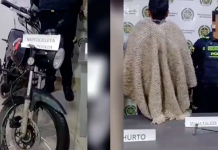 Captura en Tunja tras persecución por hurto de motocicleta