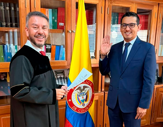 Fabian Rojas es nuevo magistrado auxiliar de la Comisión Nacional de Disciplina Judicial