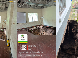 Fuertes lluvias provocan emergencias en Samacá; Alcaldía activa plan de contingencia